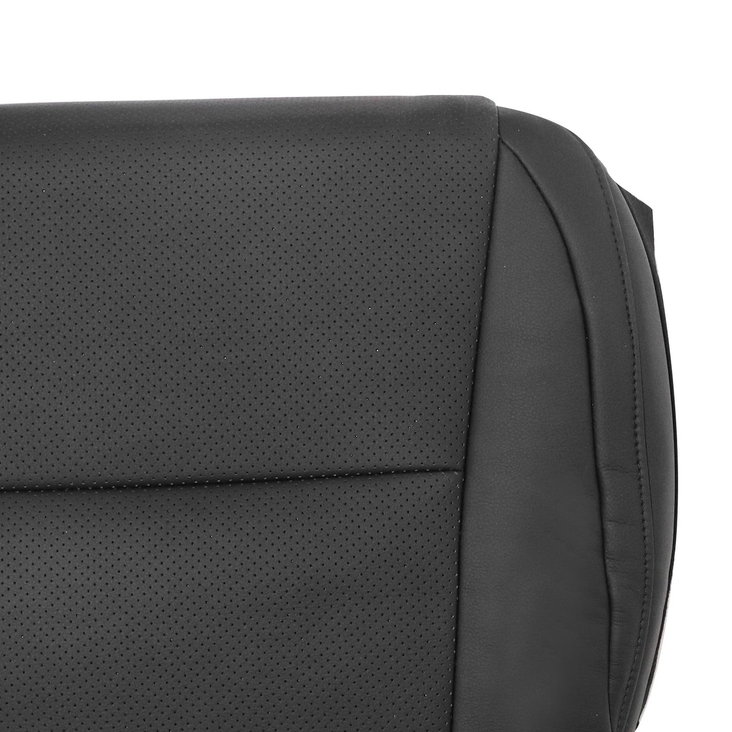 2013 to 2018 For Lexus ES350 ES300h Driver Bottom PERF Leather Seat Cover Black