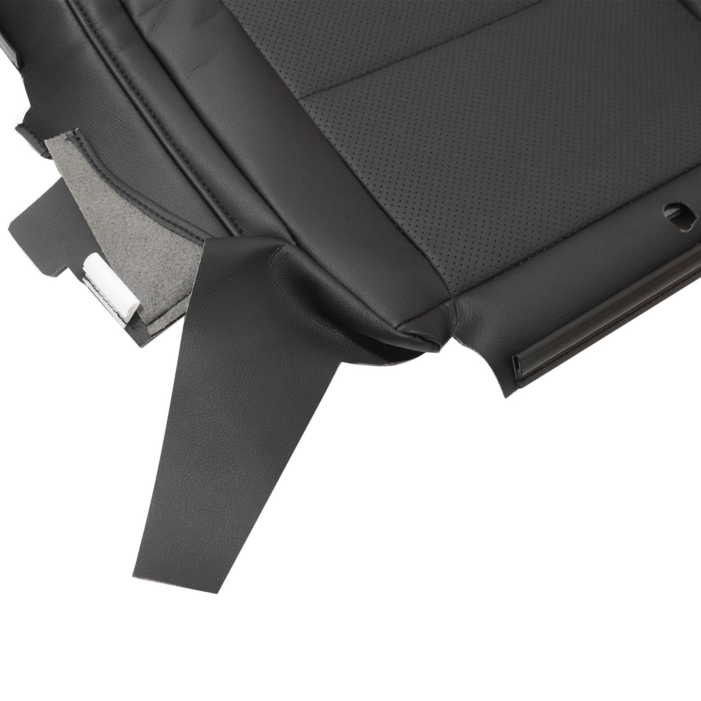 2013 to 2018 For Lexus ES350 ES300h Driver Bottom PERF Leather Seat Cover Black