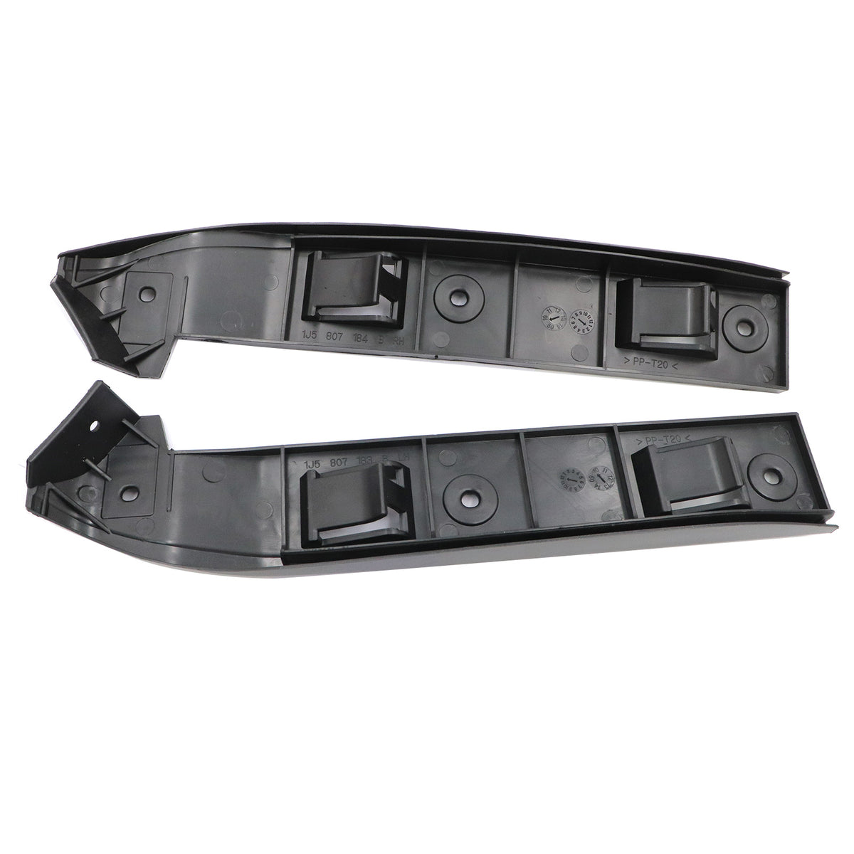 Pair Front Bumper Guide Bracket 1J5807184B / 1J5807183B For VW Jetta 1999-2005