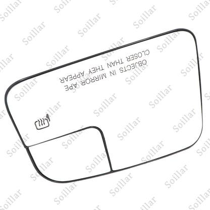 Passenger Right Side Mirror Glass Heat No-Blind Spot Fit for 2011-2014 Ford Edge