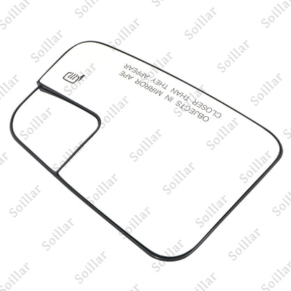 Passenger Right Side Mirror Glass Heat No-Blind Spot Fit for 2011-2014 Ford Edge