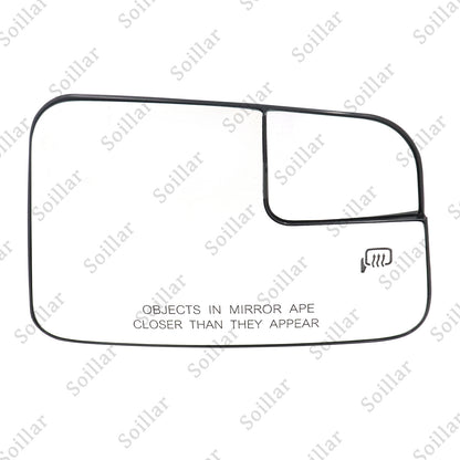 Passenger Right Side Mirror Glass Heat No-Blind Spot Fit for 2011-2014 Ford Edge