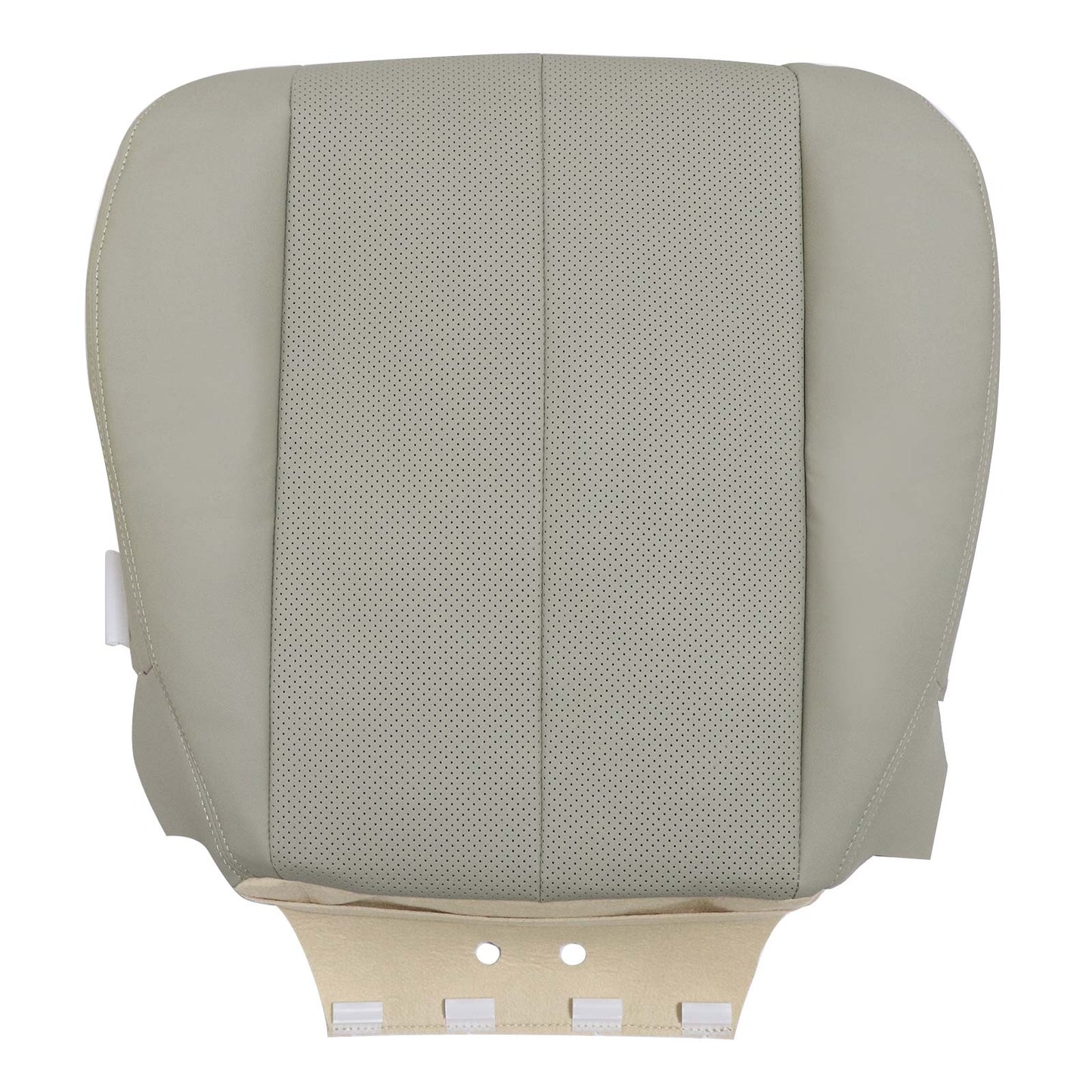 Driver Bottom Leather Seat Cover For 2010-2014 Subaru Outback Legacy lvory (Tan)