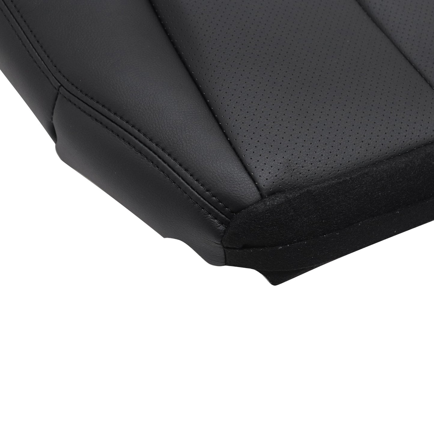 For 2010 - 2014 Subaru Outback Front Side Driver Bottom Leather Seat Cover Black