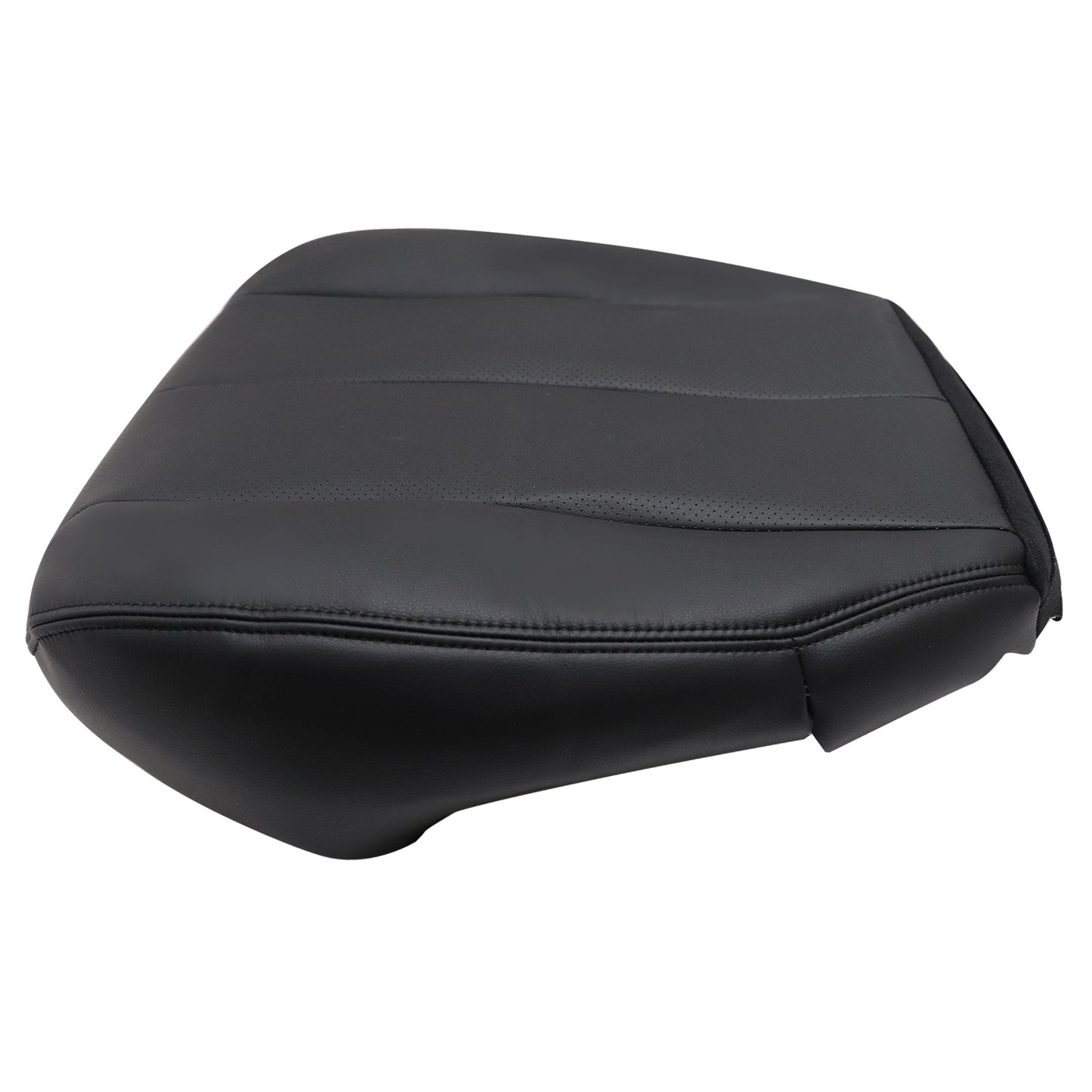 For 2010 - 2014 Subaru Outback Front Side Driver Bottom Leather Seat Cover Black