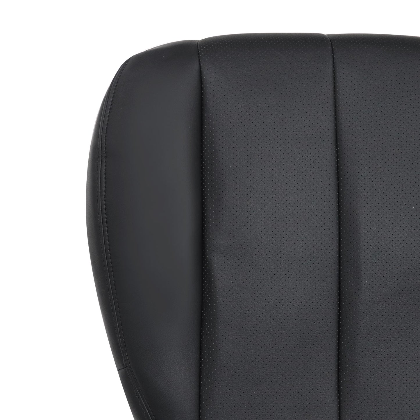 For 2010 - 2014 Subaru Outback Front Side Driver Bottom Leather Seat Cover Black