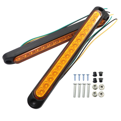 2X 10" Amber LED Car Truck DRL Light For Silverado 1500 2500 1999-2015 NEW