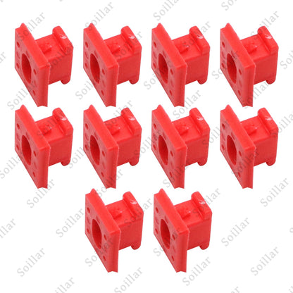 10Pcs Fits BMW 328Ci 2000 Nylon Rivets PushType Bumper Retainer CarClips Set
