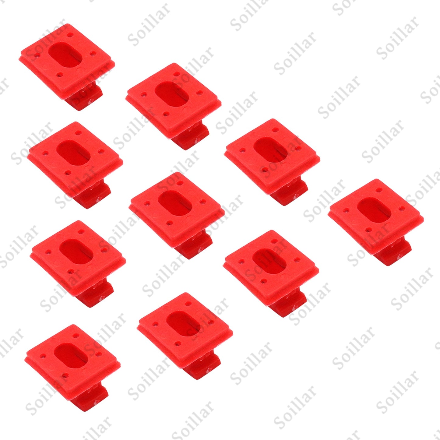 10Pcs Fits BMW 328Ci 2000 Nylon Rivets PushType Bumper Retainer CarClips Set