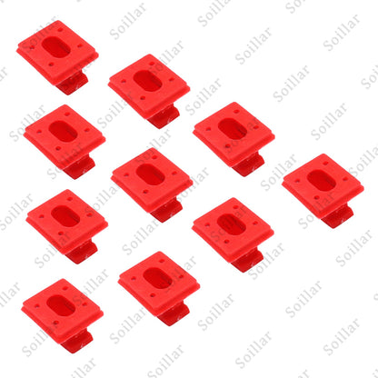 10Pcs Fits BMW 328Ci 2000 Nylon Rivets PushType Bumper Retainer CarClips Set