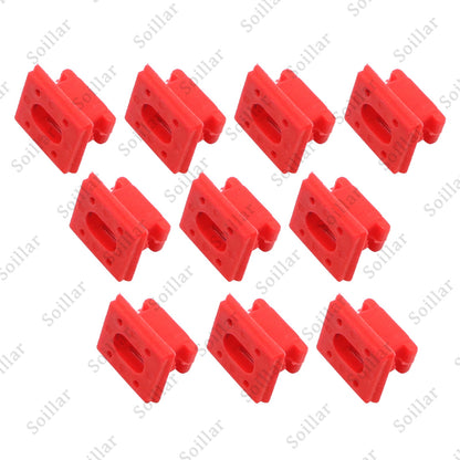 10Pcs Fits BMW 328Ci 2000 Nylon Rivets PushType Bumper Retainer CarClips Set
