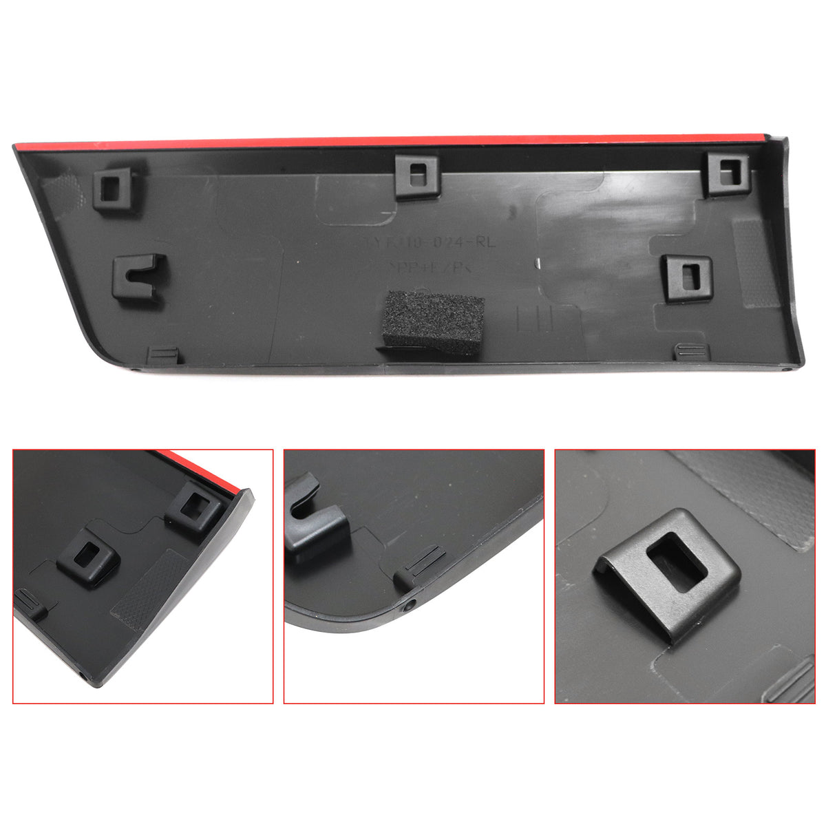 For Toyota FJ Cruiser 2007-2014 Primer Left & Right Side Door Lower Molding Trim