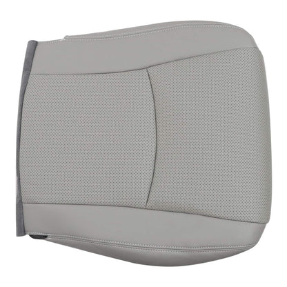 2008-2013 For Toyota Highlander Driver Bottom Leather Seat Cover Gray Perforated