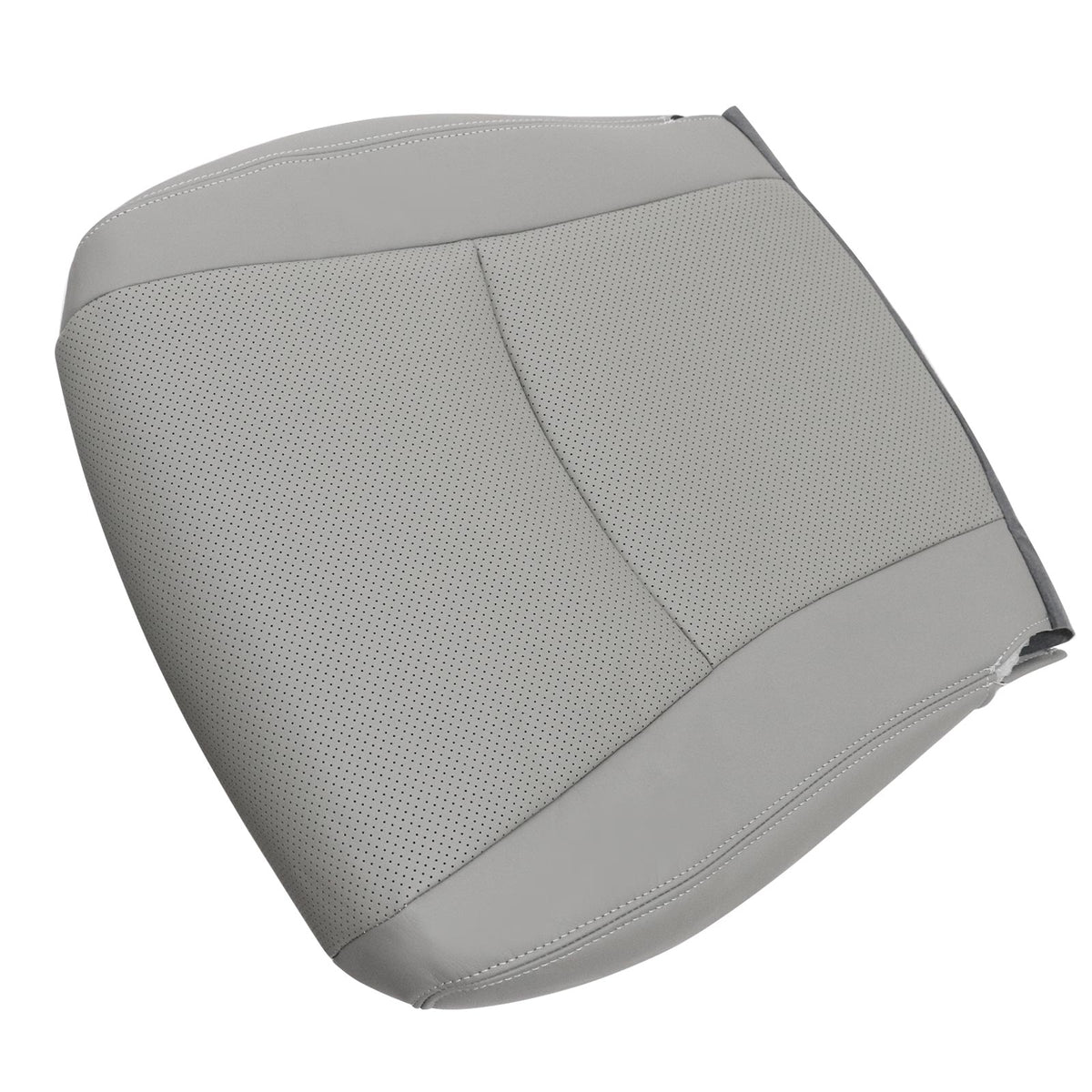 2008-2013 For Toyota Highlander Driver Bottom Leather Seat Cover Gray Perforated