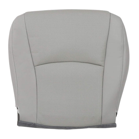 2008-2013 For Toyota Highlander Driver Bottom Leather Seat Cover Gray Perforated