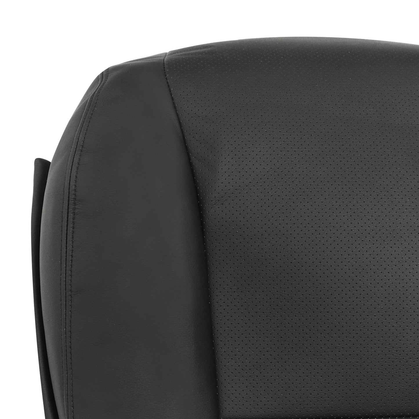 For 2007-2012 Lexus LS460 LS460L Passenger Bottom Seat Cover Black w/ Perforated