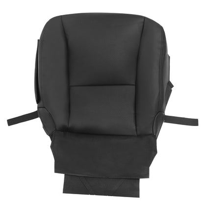For 2007-2012 Lexus LS460 LS460L Passenger Bottom Seat Cover Black w/ Perforated