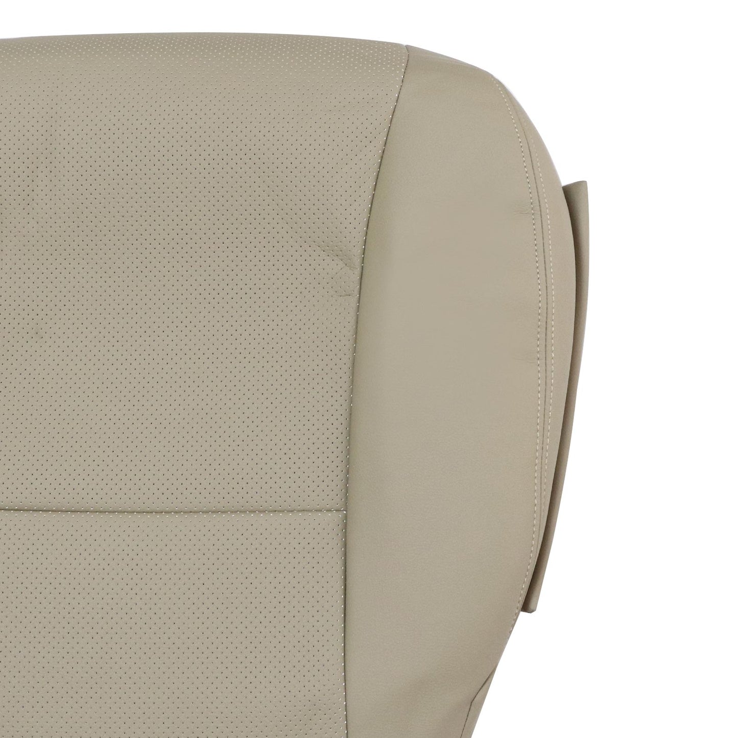 For 2007-2012 Lexus LS460 600h Driver Bottom Lower Leather Seat Cover Tan Left