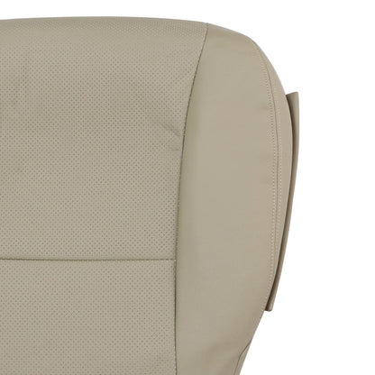 For 2007-2012 Lexus LS460 600h Driver Bottom Lower Leather Seat Cover Tan Left
