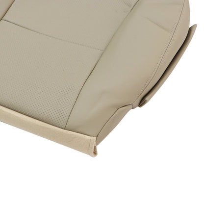 For 2007-2012 Lexus LS460 600h Driver Bottom Lower Leather Seat Cover Tan Left