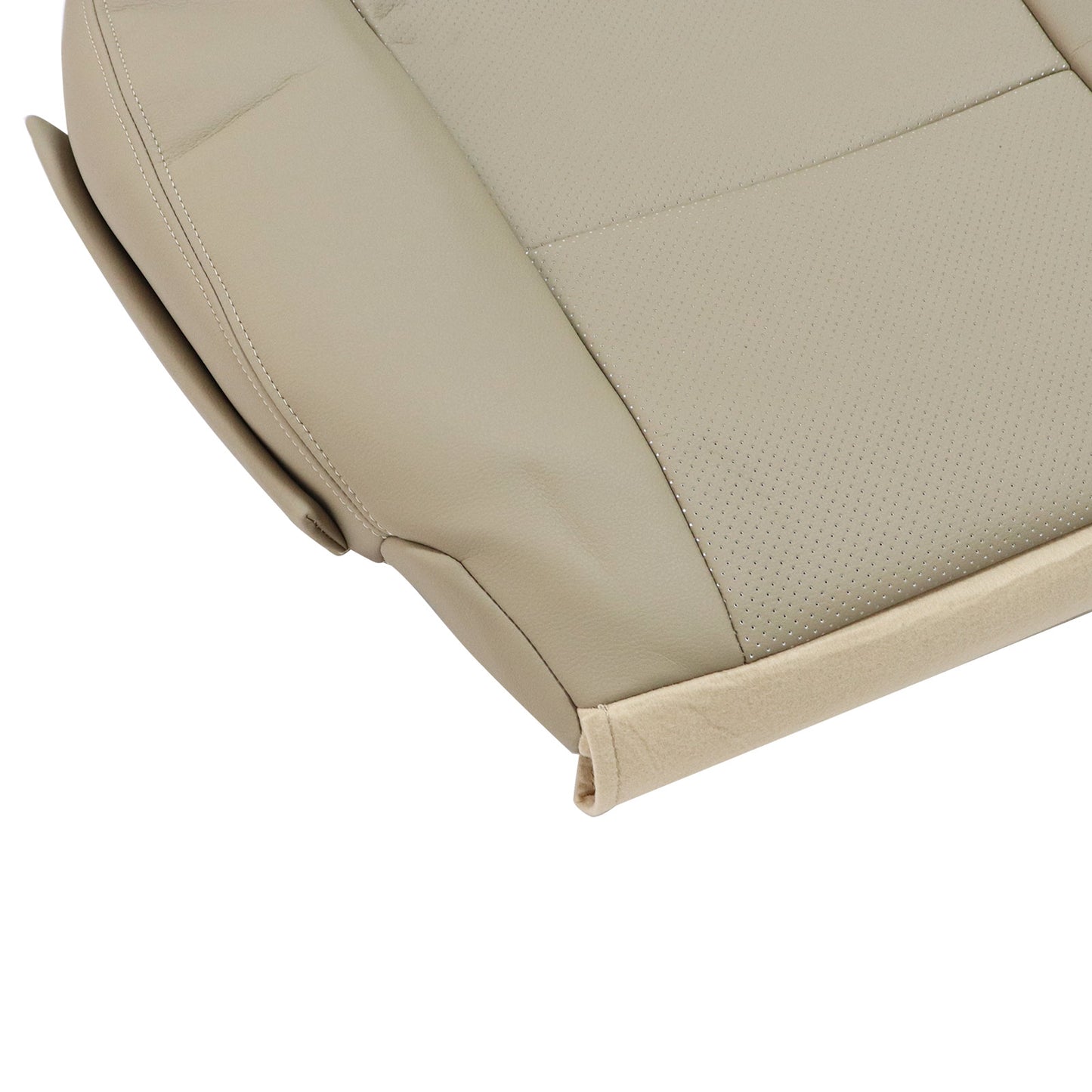For 2007-2012 Lexus LS460 LS600h Passenger Bottom Lower Seat Cover Tan