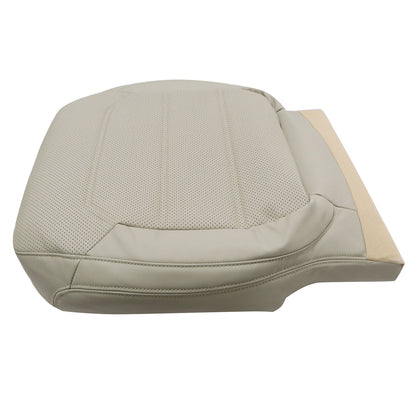 2012-2020 For Volkswagen Passat Driver Bottom Leather Seat Cover Tan Perforated