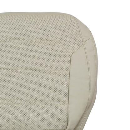 2012-2020 For Volkswagen Passat Driver Bottom Leather Seat Cover Tan Perforated