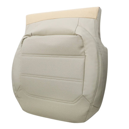 2012-2020 For Volkswagen Passat Driver Bottom Leather Seat Cover Tan Perforated