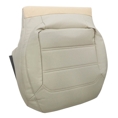 2012-2020 For Volkswagen Passat Driver Bottom Leather Seat Cover Tan Perforated