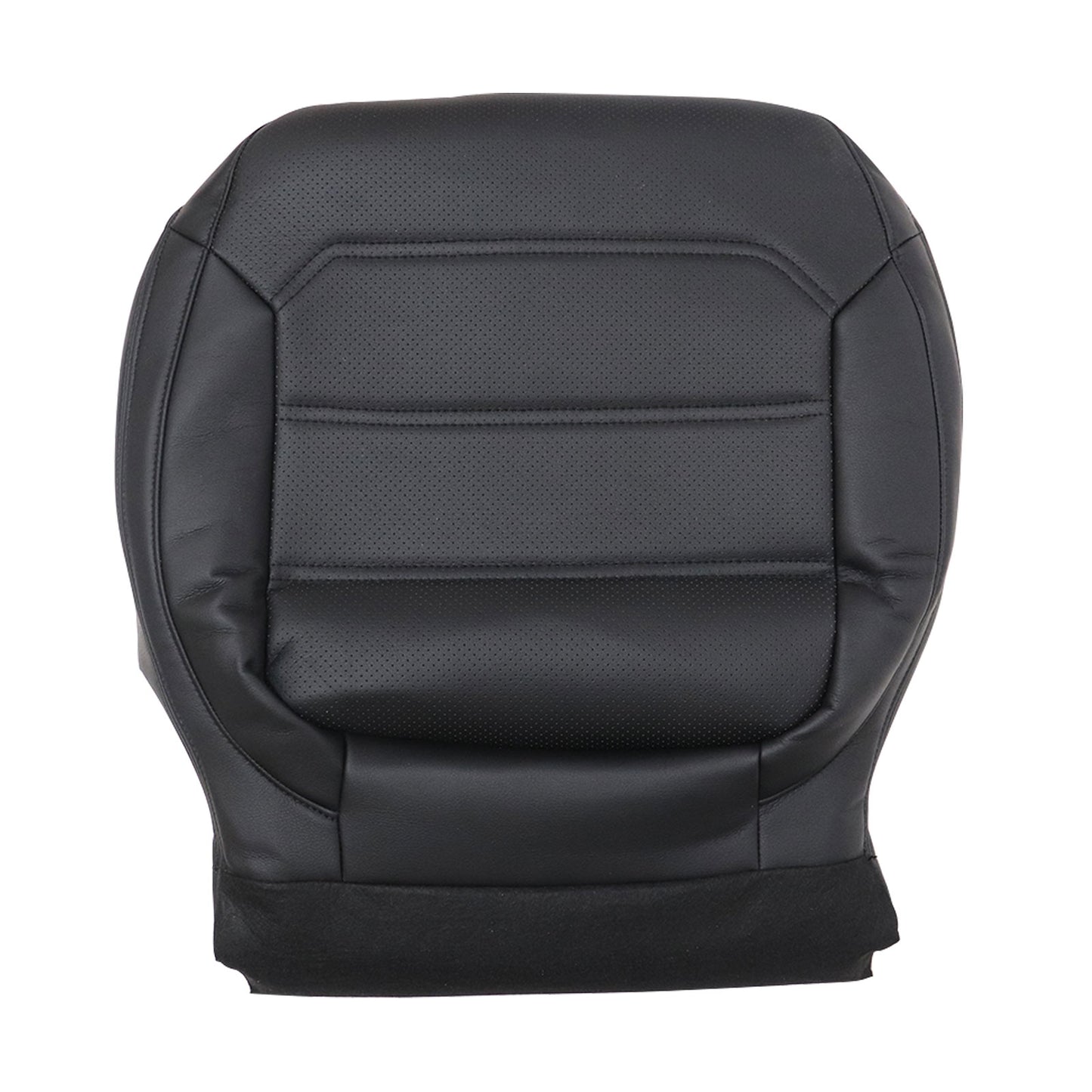2012-2020 For Volkswagen Passat Driver Bottom Leather Seat Cover Black PERF