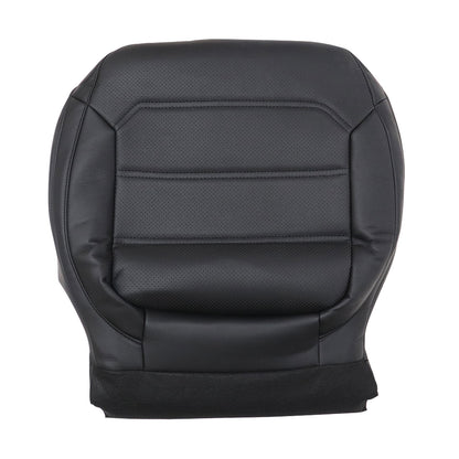 2012-2020 For Volkswagen Passat Driver Bottom Leather Seat Cover Black PERF