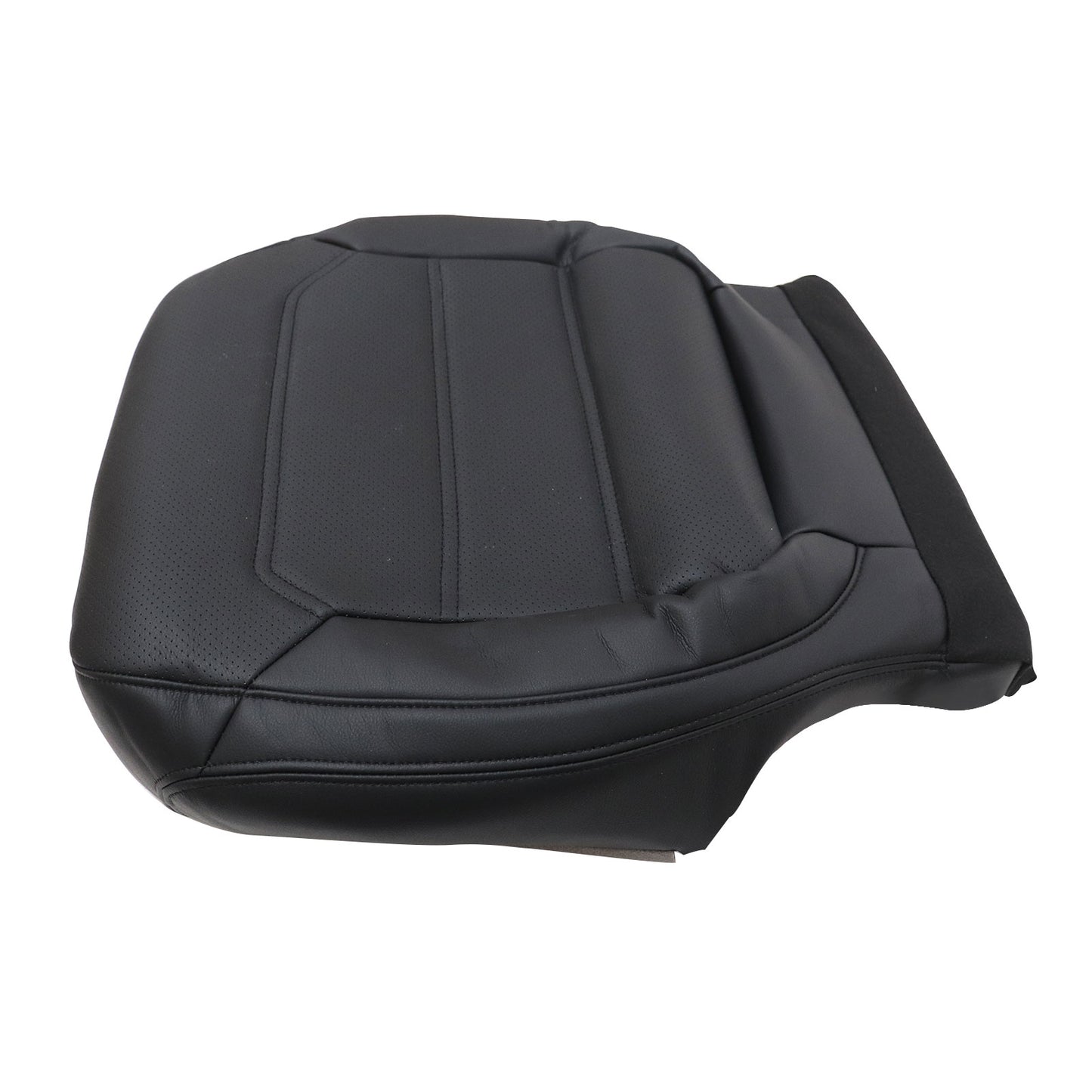2012-2020 For Volkswagen Passat Driver Bottom Leather Seat Cover Black PERF