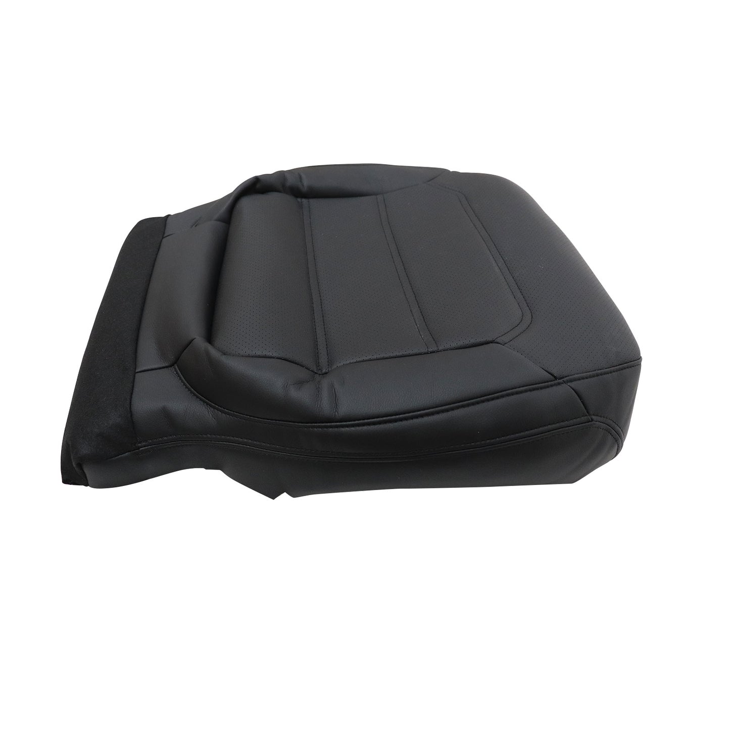2012-2020 For Volkswagen Passat Driver Bottom Leather Seat Cover Black PERF