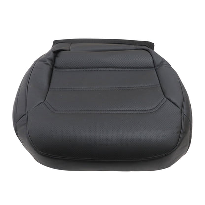 For 2012-2020 Volkswagen Passat Passenger Bottom PERF Leather Seat Cover Black
