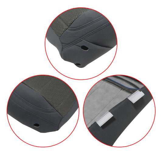 For 2007 Jeep Wrangler Sahara Rubicon Driver Bottom Replacement Cloth Seat Cover