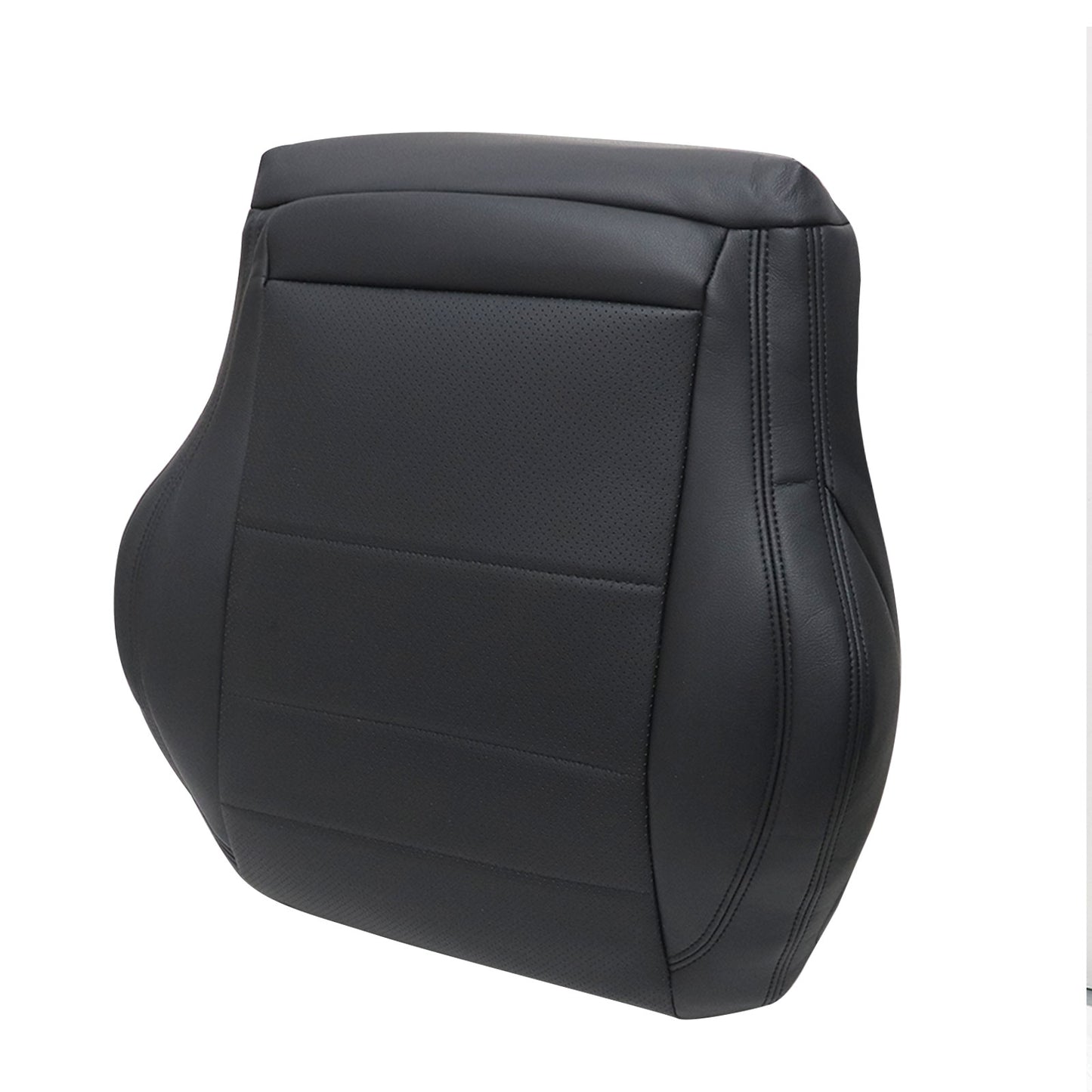 For 2012-2016 Mercedes Benz C350 2-Door Coupe Driver Bottom Leather Cover Black