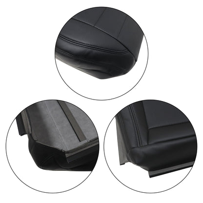 For 2012-2016 Mercedes Benz C350 2-Door Coupe Driver Bottom Leather Cover Black