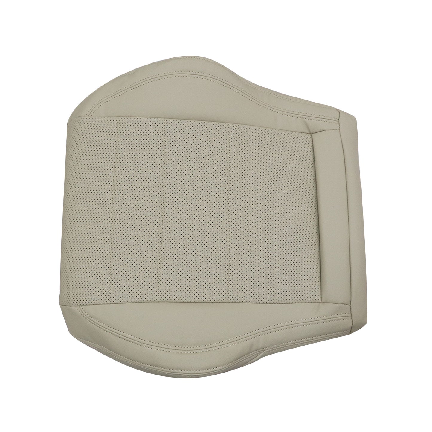 For 2012-2015 Mercedes Benz C250 C350 Coupe Driver Bottom Leather Seat Cover Tan