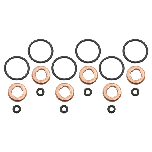 6PCS Injector Nozzle Seal Rings Kit Fit For AUDI A5 B8 VW TOUAREG 05A130519