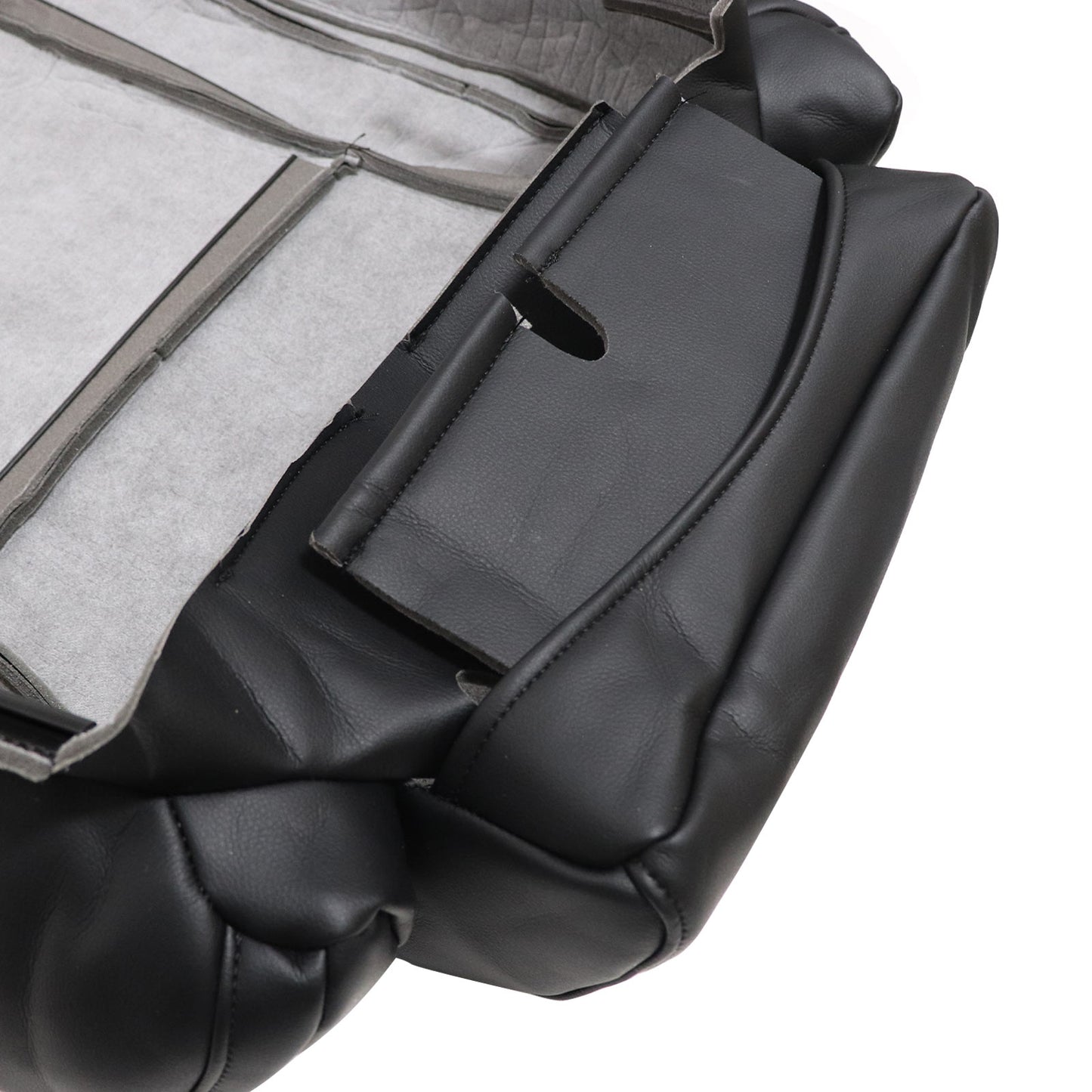 Passenger Bottom Replacement Leather Seat Cover Black For 2008-14 Toyota Tundra
