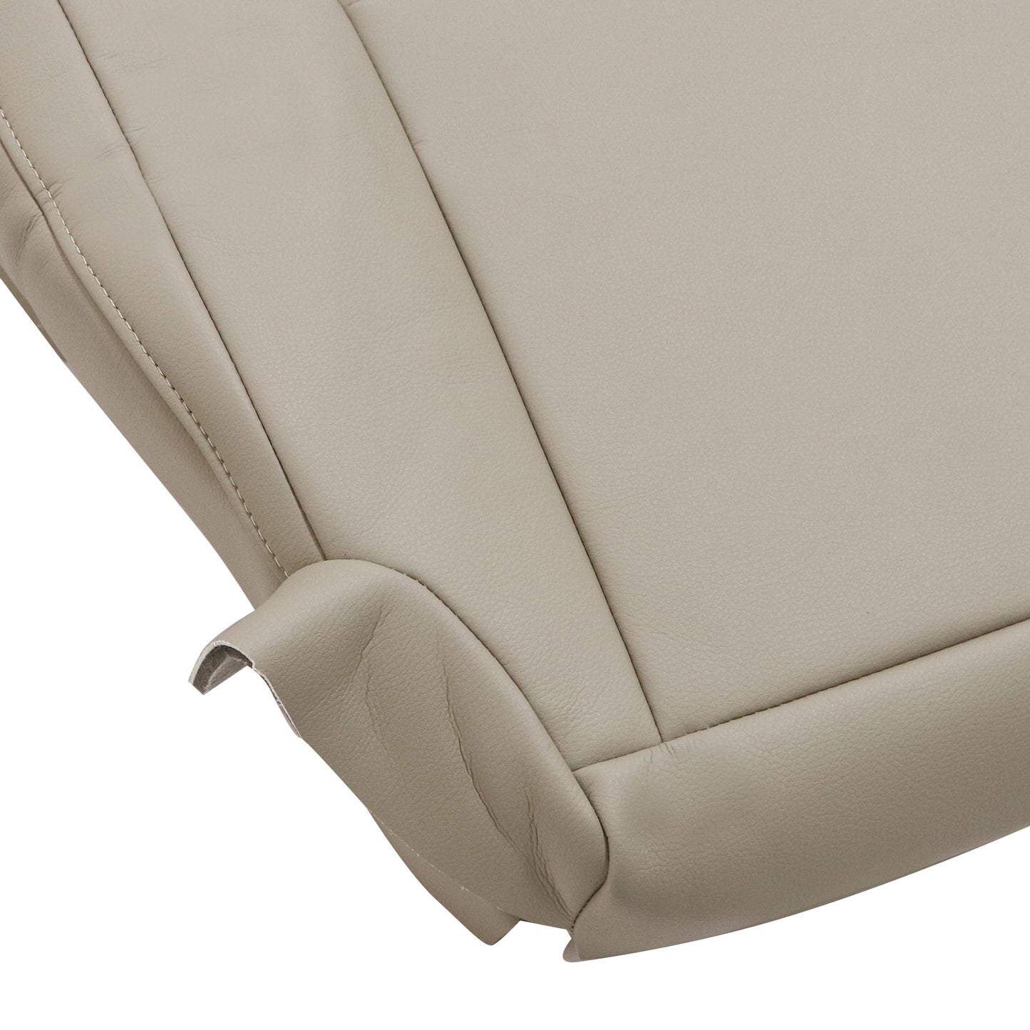 For 2007-2013 Toyota Tundra Sequoia Driver Bottom Replace Leather Seat Cover Tan