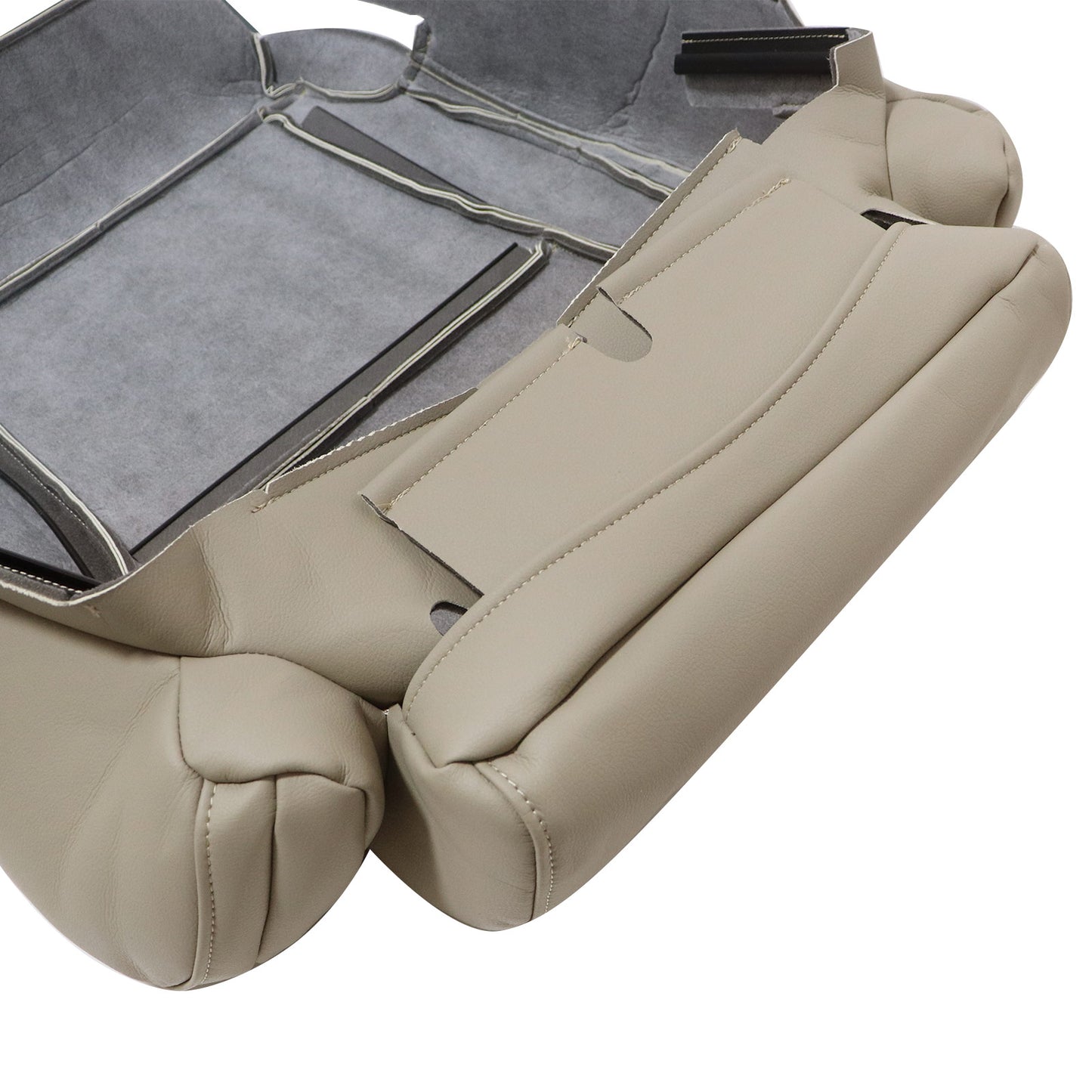 Passenger Bottom Leather Seat Cover Tan For 2007-2013 Toyota Tundra Platinum SR5