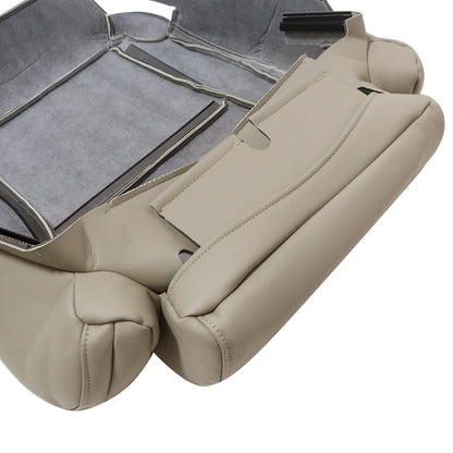 Passenger Bottom Leather Seat Cover Tan For 2007-2013 Toyota Tundra Platinum SR5