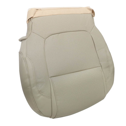 For 2011-2015 Ford Explorer XLT Base Driver Bottom Leather Seat Cover Light Gray