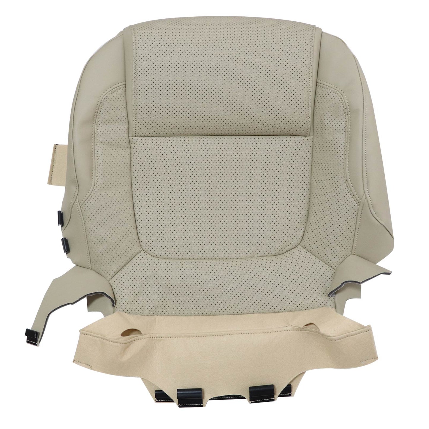 For 2011-2015 Ford Explorer XLT Base Driver Bottom Leather Seat Cover Light Gray