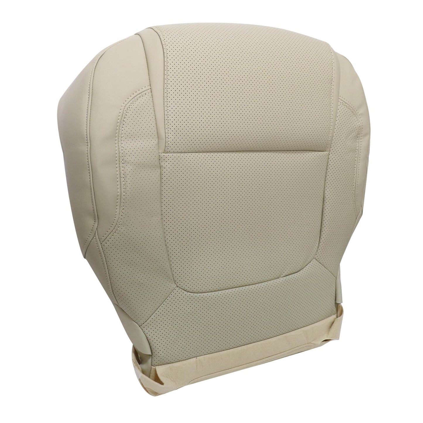 For 2011-2015 Ford Explorer XLT Base Driver Bottom Leather Seat Cover Light Gray