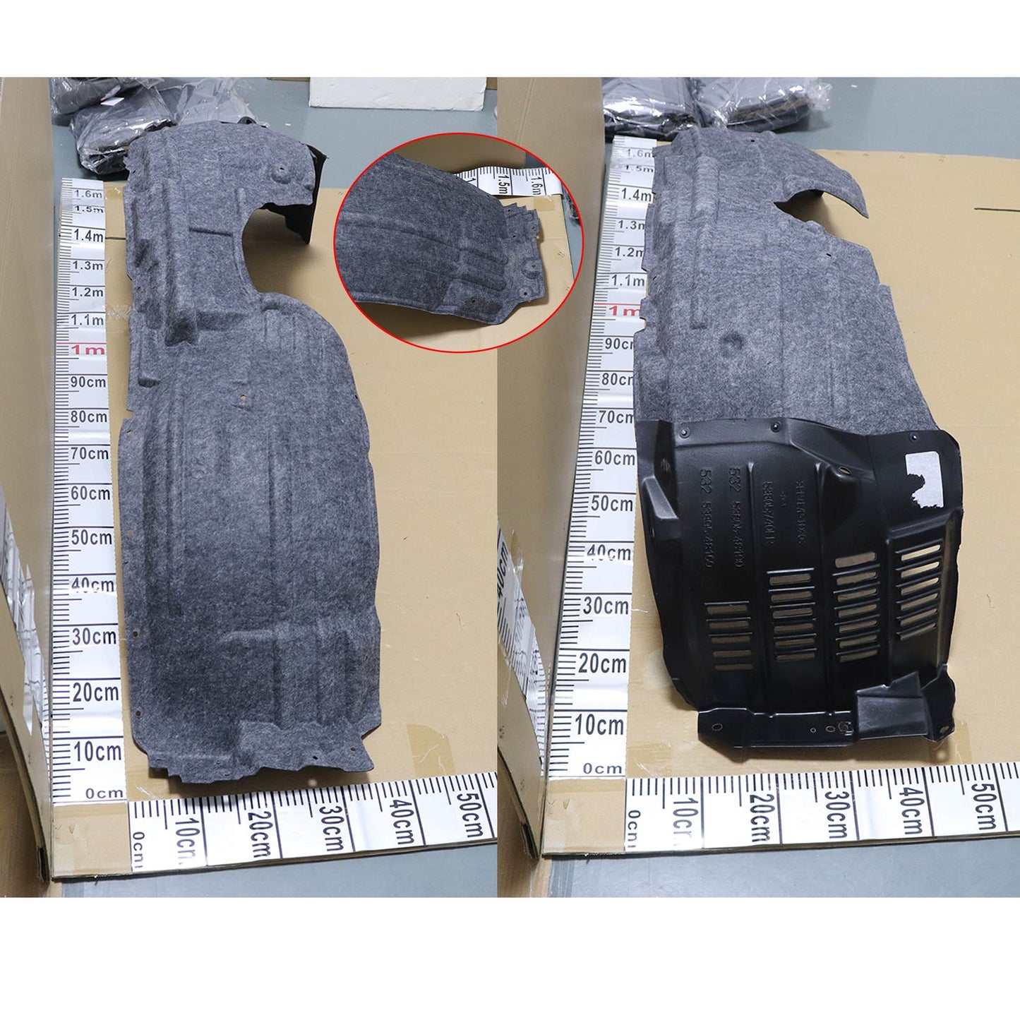 Front Left Driver & Right Passenger Side Fender Liner Fits 2016-2022 Lexus RX350