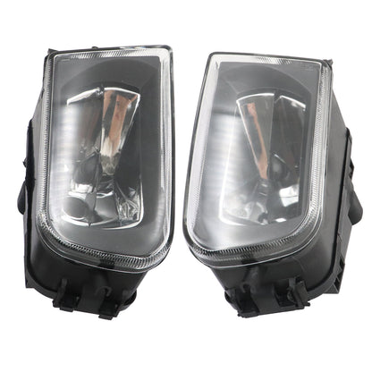 2PC For BMW E39 Z3 1997-2000 Clear Lens Front Bumper Fog Light Housing Shell