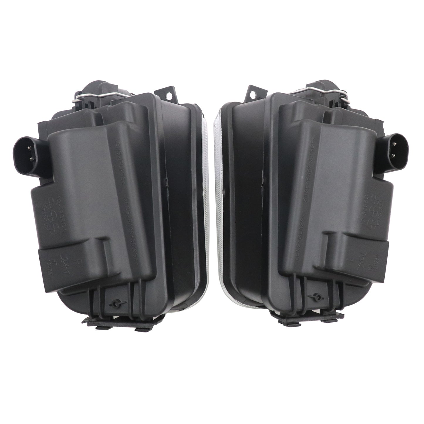 2PC For BMW E39 Z3 1997-2000 Clear Lens Front Bumper Fog Light Housing Shell