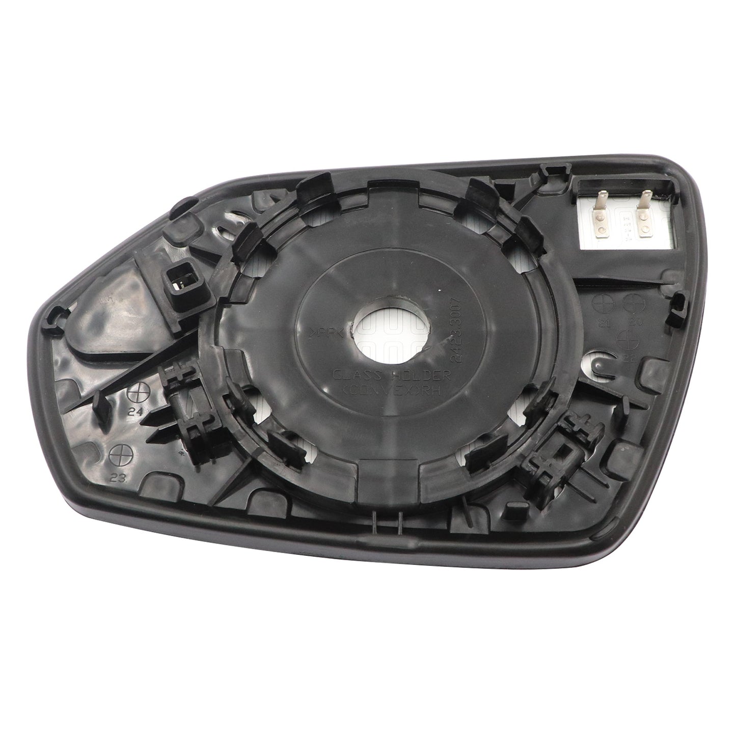 1Pcs Mirror Glass Heated W/Blind Spot For 21-23 Hyundai Elantra Passenger Side